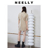 NEELLY纳俪商场同款工装风甜酷飒假两件徽章拼接口袋衬衫连衣裙N23044Q04580 商品缩略图3