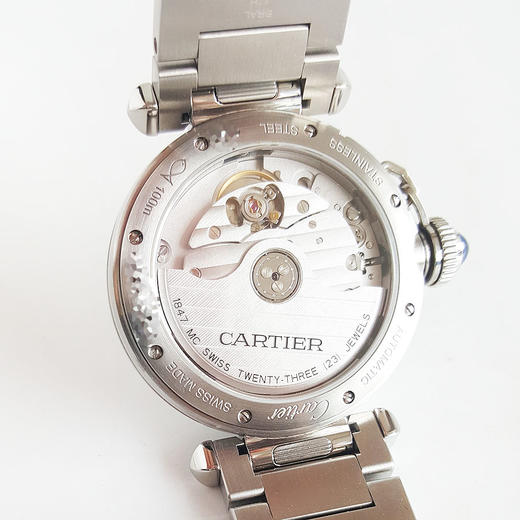 【95新正品】CARTIER卡地亚帕莎系列WSPA0013自动机械 35mm（女款）精钢 240224NJS05 商品图5