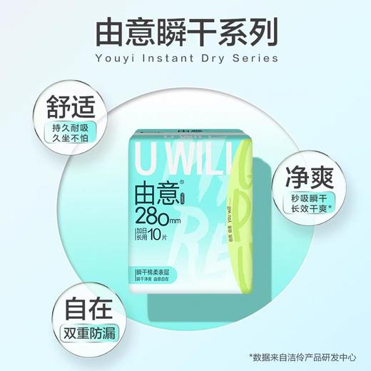 洁伶由意瞬干棉280mm量多日用10片装 商品图0