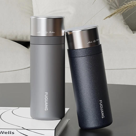 富光  水杯  智钧茶水焖泡杯500ml  FGZ2323-550 商品图0