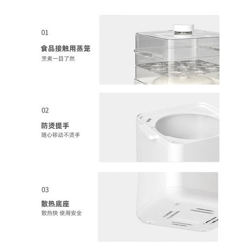 山水（SANSUI）多功能电炖盅炖锅SDZ-17S 白色 商品图5