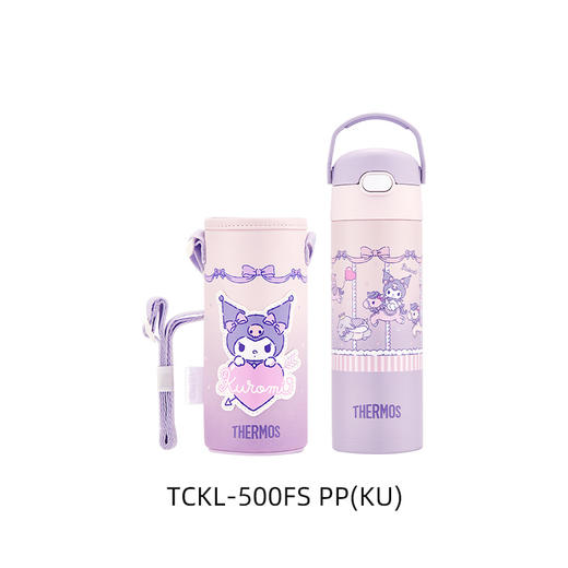 膳魔师库洛米联名儿童不锈钢保温杯吸管杯500ml 商品图4