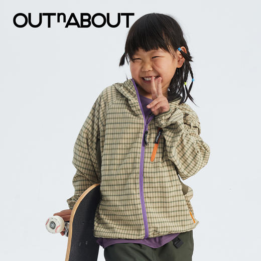 OUTnABOUT出门走走 可收纳防晒弹力带帽夹克 商品图3