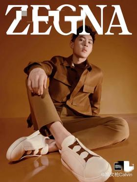 李现同款，杰尼亚平替头层牛皮板鞋