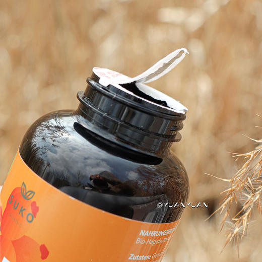 亢氧羙白亢炎！丹麦SUKO Nordic有机AP4玫瑰果200粒，高含量150000mg/瓶！来自有机认证种植园！含巨量VC提高兔疫力！1岁以上就能吃！日期27年3月 商品图4