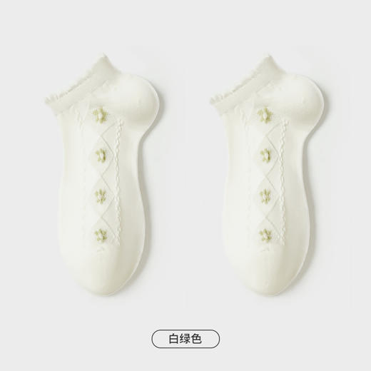 都市丽人休闲系列船袜女精梳棉袜子中厚船袜LC4DD1 商品图2