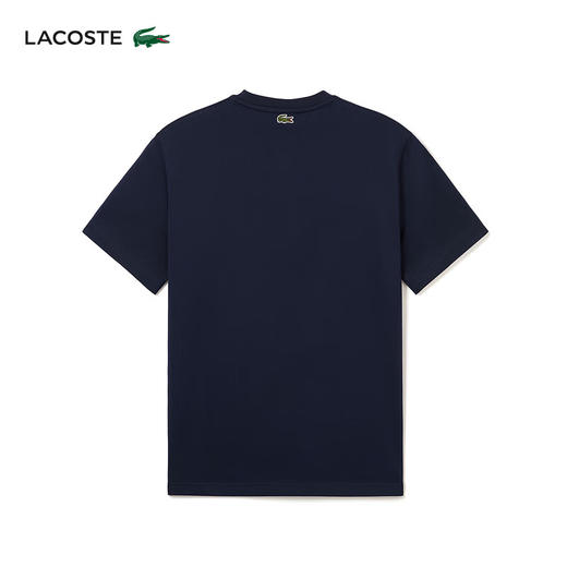Lacoste法国鳄鱼男装新款简约休闲纯色圆领短袖T恤TH3838-98 商品图8