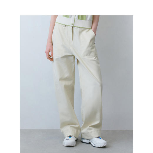 TeenieWeenie小熊字母休闲裤女夏季女长裤TTTC242304T 商品图2