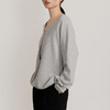 weyo大V领半拉链插肩袖女卫衣外套宽松版上衣880008 商品缩略图3
