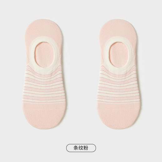 都市丽人休闲系列隐形袜女精梳棉袜子中厚隐形袜LC4DC3 商品图3