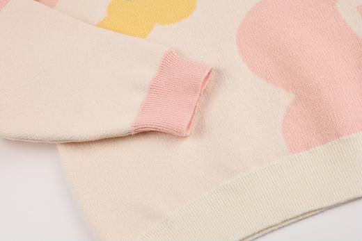 丽婴房-童衣类（秋）G3圆领毛衣1_浅粉 商品图4