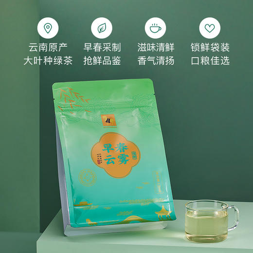 【2024年新茶 99元2件】八马茶业 |  云南云雾绿茶早春云雾绿茶袋装 商品图7