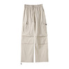 「美式工装运动裤！休闲+运动两穿」女2024春季潮酷抽绳两穿辣妹风高腰宽松阔腿裤下装 商品缩略图4