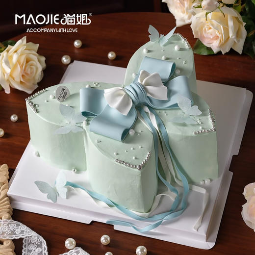 唯美蝴蝶蓝绿色（提前1天预定）sss-c4 商品图0