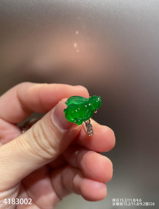 4183002，兔子戒指。具体价格微信咨询 商品图0