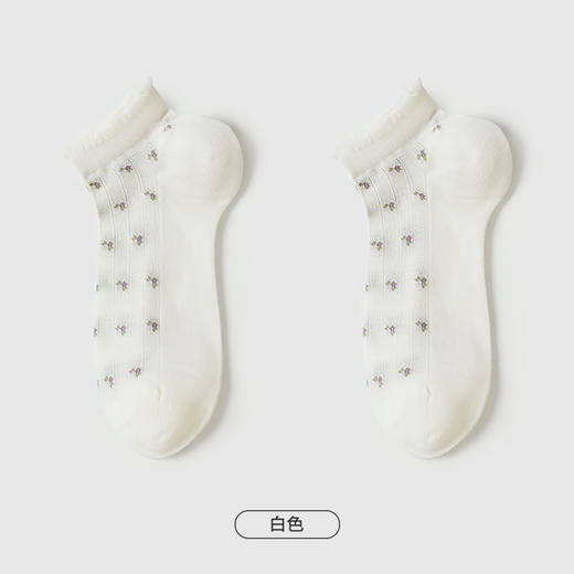 都市丽人休闲系列船袜女精梳棉袜子中厚船袜LC4DD2 商品图2