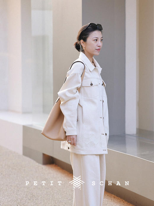 PETIT SCHAN小闪 CLO#209 pure joy 清欢 日本进口天然棉粗斜纹牛仔外套 商品图1