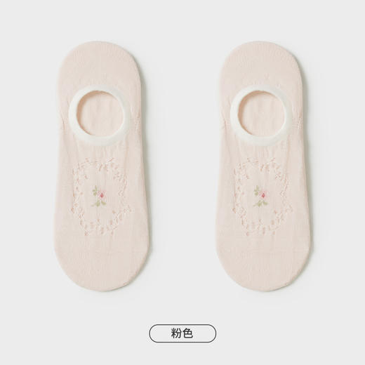 都市丽人休闲系列隐形袜女精梳棉袜子中厚隐形袜LC4DC4 商品图4