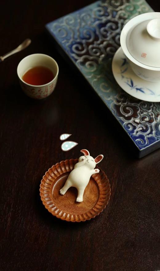 躺平兔°鹿角茶宠/摆件/把玩件 商品图7