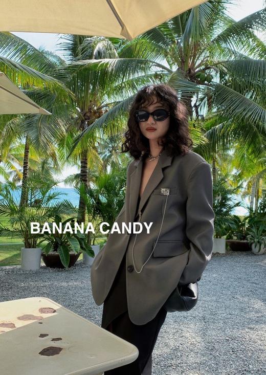 香蕉糖中长款西装8T0079 商品图0