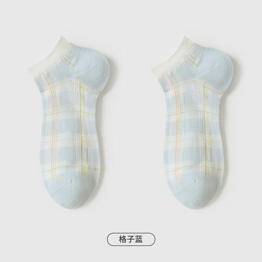 都市丽人休闲系列船袜女精梳棉袜子中厚船袜LC4DD6 商品图3
