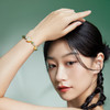 周六福和田玉手串女款黄金玉石莲蓬佛陀手链官方旗舰店送女友礼物 商品缩略图4