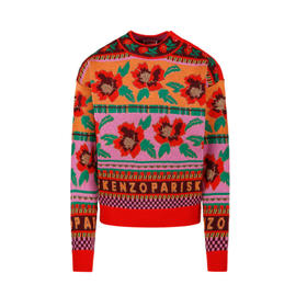 KENZO 高田贤三 女士提花羊毛针织衫 混色 FD62 PU420 3CJ 22