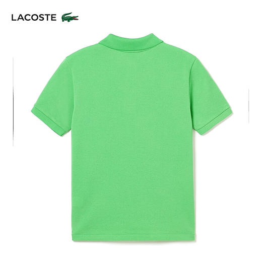 Lacoste法国鳄鱼童装新款简约纯色短袖Polo衫PJ2909-98 商品图3