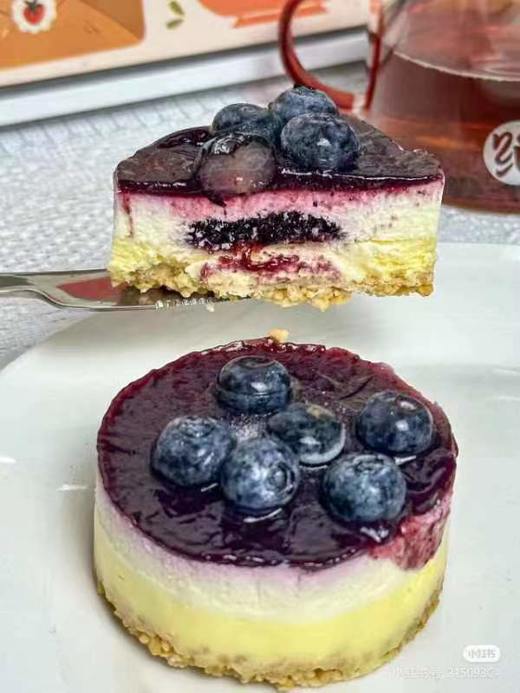 蓝莓芝士蛋糕一盒 商品图0