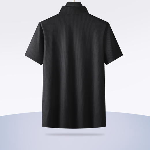 【冰丝高弹】【新款DG】大依优型大码短袖衬衫冰丝高弹加肥加大男装大号大码衬衣上衣男士绅士商务休闲半袖夏季 商品图1