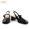 Safiya/索菲娅2024春 法式复古方头后绊带浅口包头玛丽珍单鞋 SF41111415 商品缩略图8