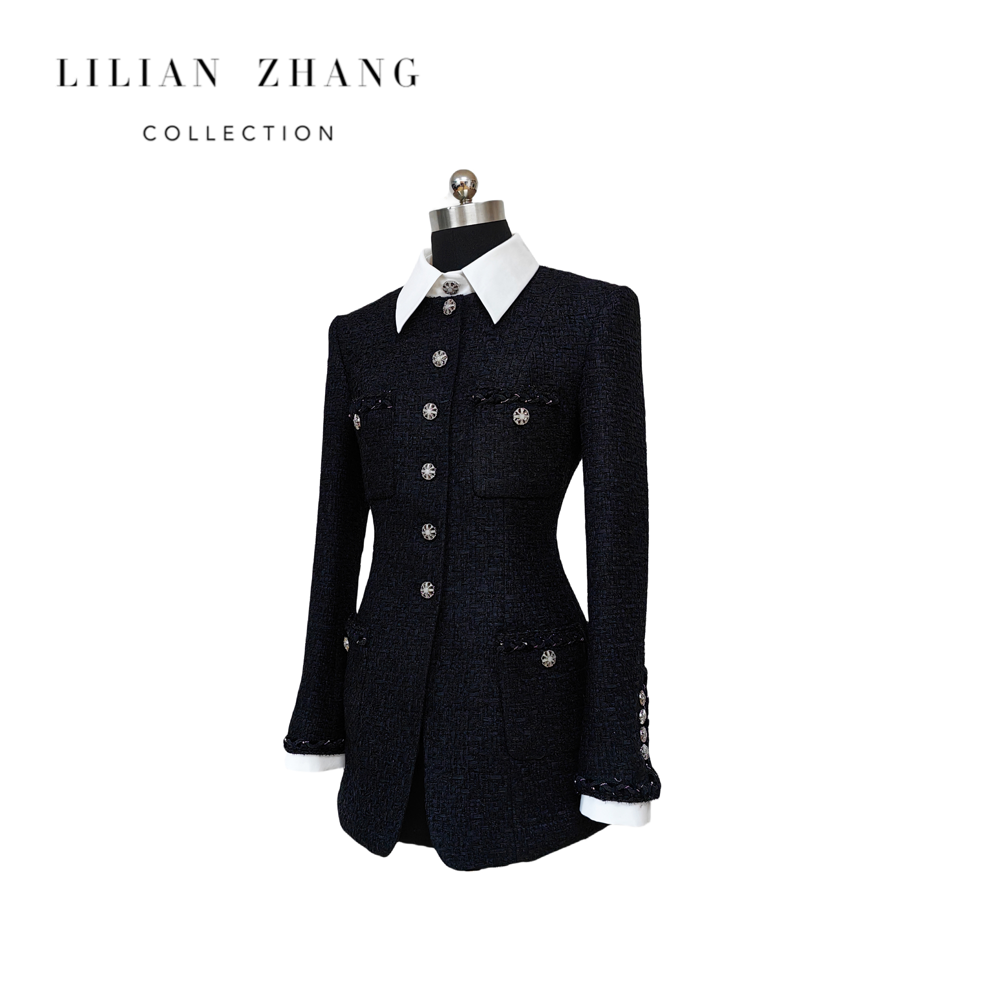 定制都市力量——永恒经典—— 、一衣两穿小香风轻奢上衣外套 2405004