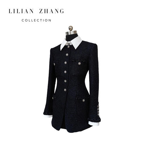 定制都市力量——永恒经典—— 、一衣两穿小香风轻奢上衣外套 2405004 商品图0