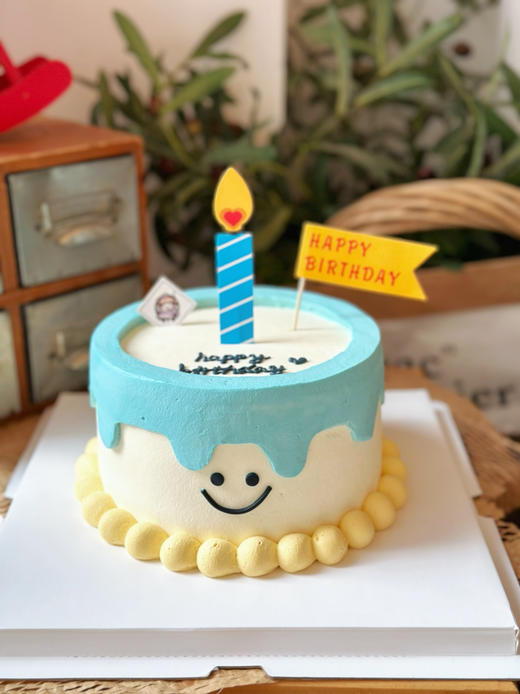 ins风复古手绘蛋糕，插件装饰颜色会随机搭配哦 商品图1