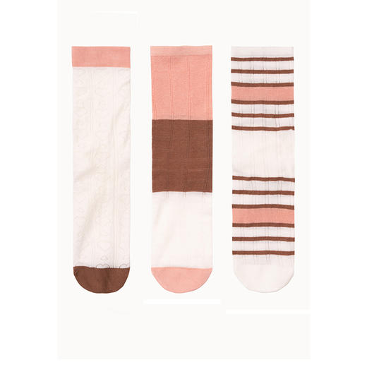 都市丽人时尚系列中筒袜女竹纤维袜子薄款中筒袜LC4EA2 商品图1