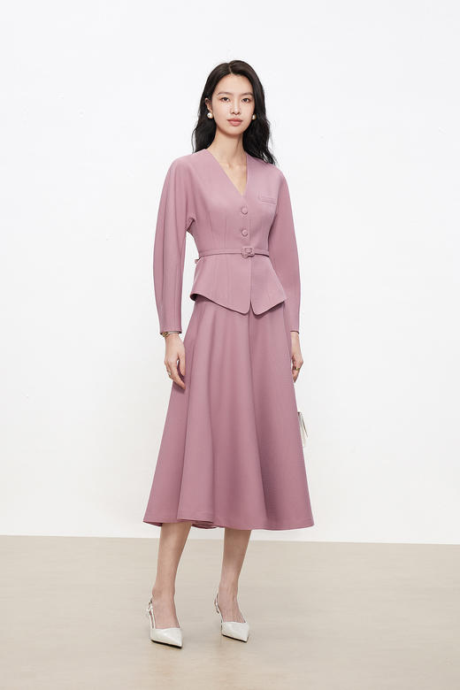 -水红色、漆黑半裙HJ1B21 商品图1