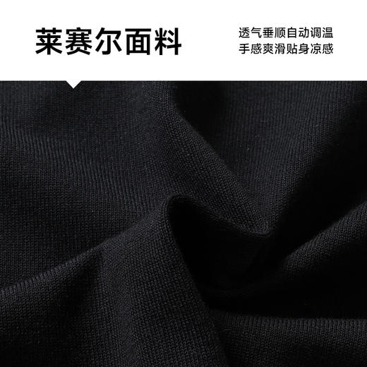 【桑蚕丝】【莱赛尔】【新款DWP】大依优型大码高品质短袖Polo衫翻领加肥加大男士大号弹力透气舒适 商品图3