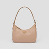 PRADA 普拉达 女士 Saffiano 皮革 珐琅金属三角徽标迷你手提包 杏色 1BC204 NZV F0MUH JOM 商品缩略图0
