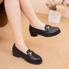 【实付满399送保温杯】【防滑平底女单鞋】头层牛皮四季超软底浅口名族风孕妇鞋豆豆鞋妈妈鞋 商品缩略图4