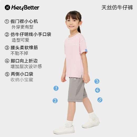 【特价商品 不退不换】HeyBetter儿童仿牛仔短裤 商品图4