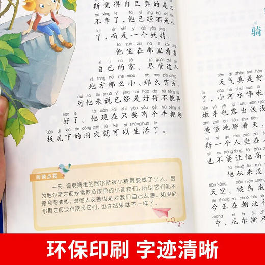 世界经典课外大阅读系列 彩图注音版 尼尔斯骑鹅旅行记 商品图3