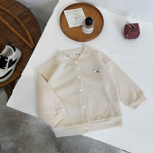 【39.9/件起】2024宝宝春秋新款针织外套男童开衫女宝针织衫休闲时尚洋气长袖打底衫聚 商品图2
