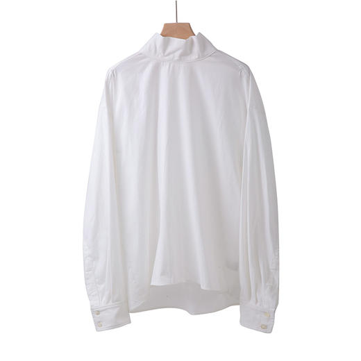 高织棉廓形白衬衫 商品图1