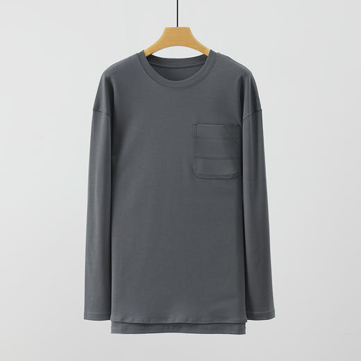 weyo女装撞色线迹落肩圆领衫长袖T恤880022 商品图4