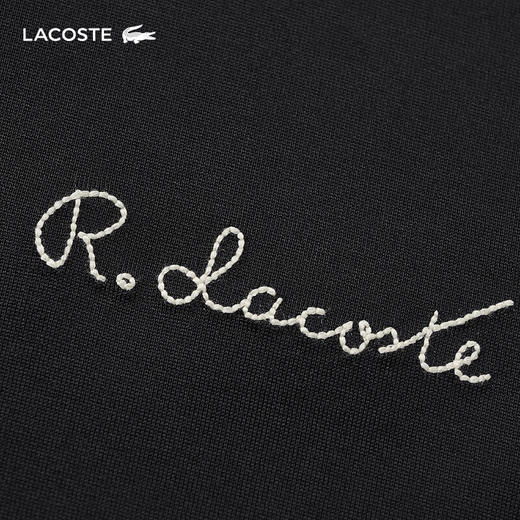Lacoste法国鳄鱼男装新款简约休闲纯色圆领短袖T恤TH3838-98 商品图7