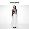 lost in echo2024春季新款设计师品牌光影独特印花网纱透视打底衫 商品缩略图4