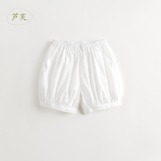 【马克珍妮 芦芙】夏装新款女童甜美娃娃领纯棉泡泡袖套装 240860 商品图3