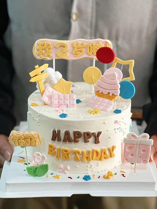 蛋糕定制—萌萌哒翻糖蛋糕 商品图0