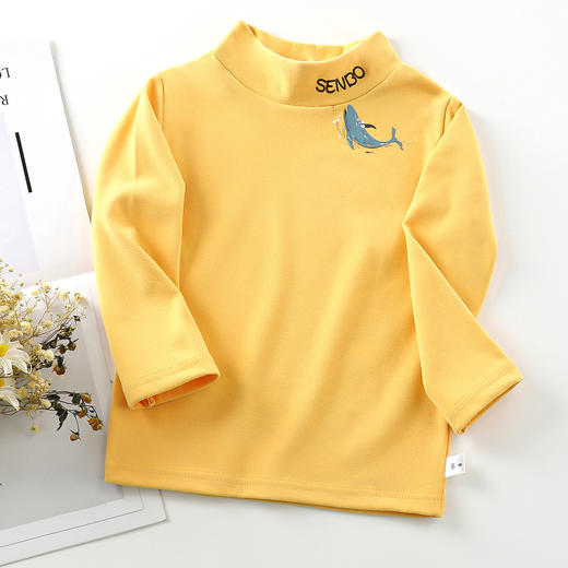 【双面德绒39.9/2件！】儿童打底衫春秋新款，长袖卡通上衣中领中大男女童保暖秋衣，速暖锁温，给宝贝温馨的呵护！ 商品图3