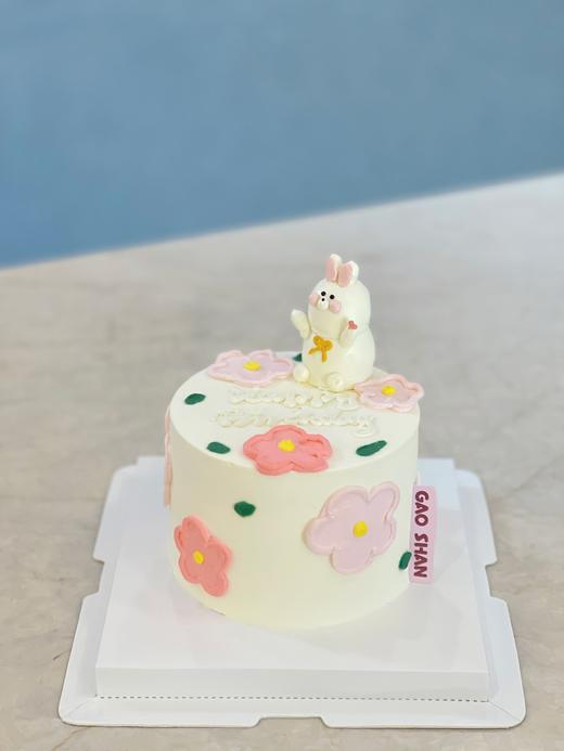 小花朵兔兔蛋糕 商品图0